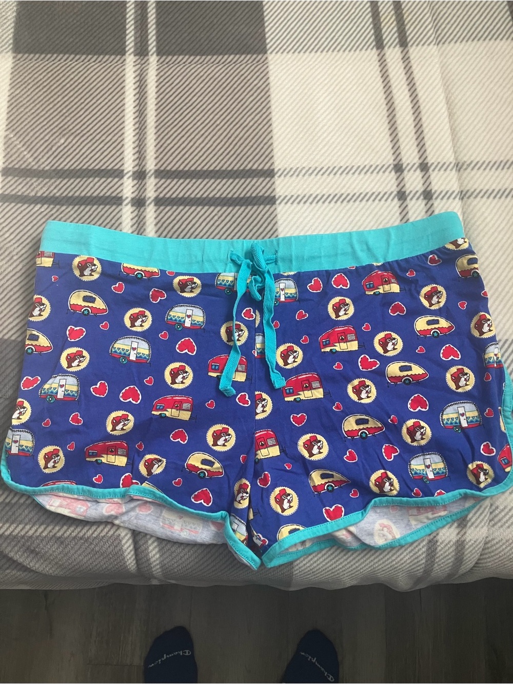 Women’s Large Buc-ee’s sleep shorts